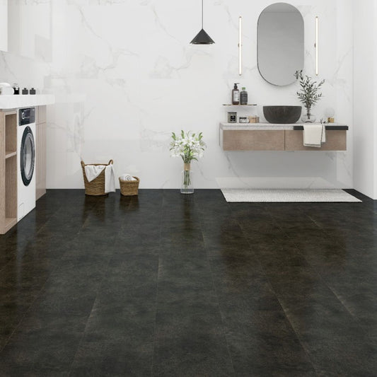 BML Black Slate SPC Click Floor Tile