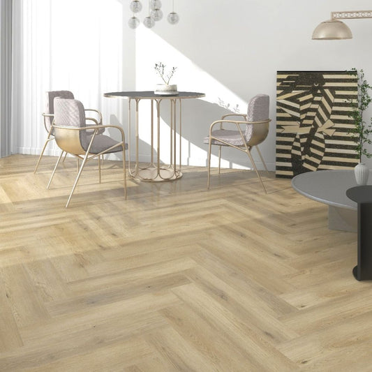 BML Herringbone Invisible Oak SPC Floor