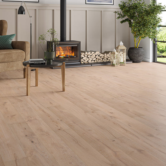 Weybridge Greige Oak Wood Flooring 14 x 190 x 1900 (mm)