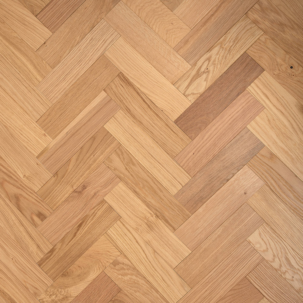 Harrogate Herringbone Brushed Oak 10 x 80 x 300 (mm)