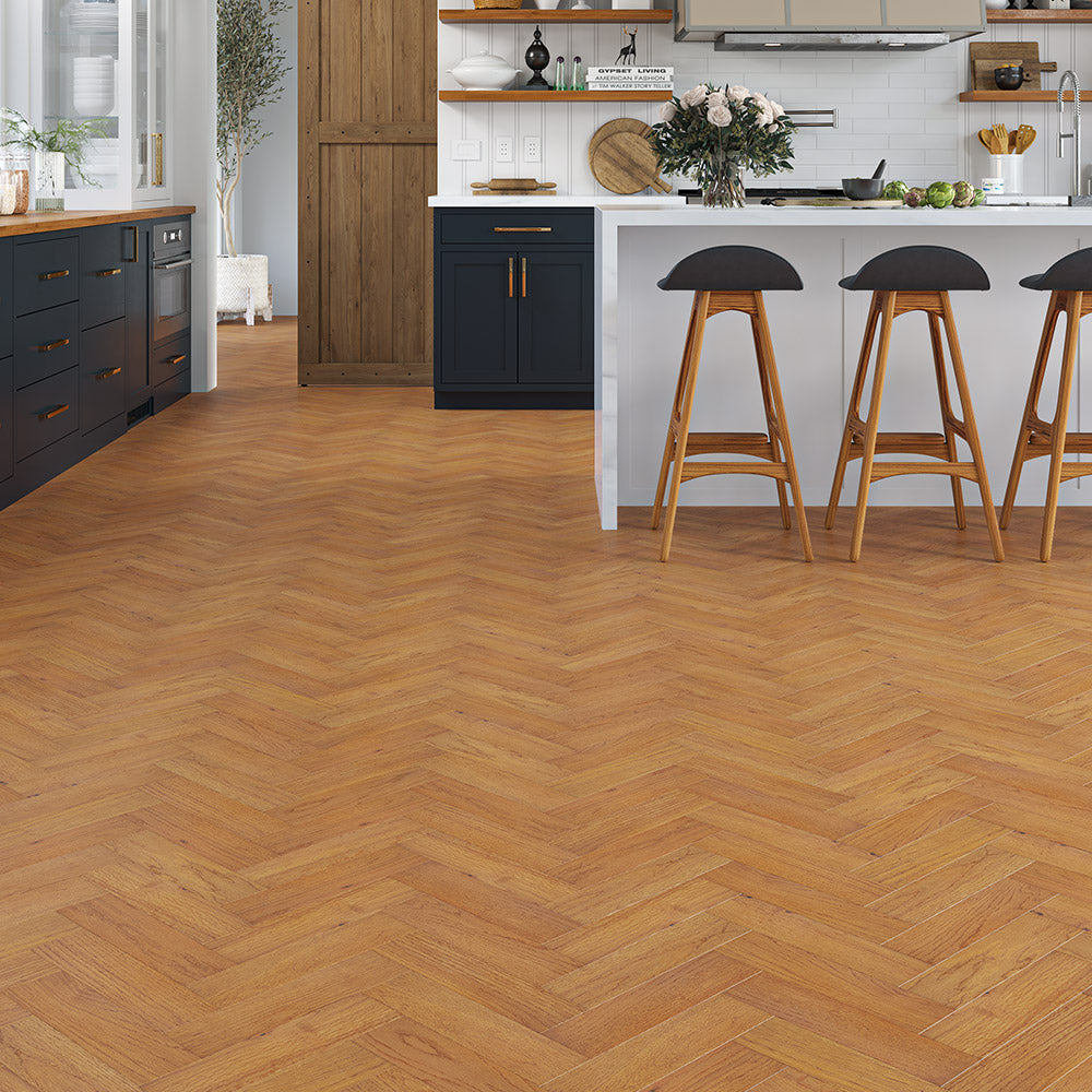 Harrogate Herringbone Golden Oak 10 x 80 x 300 (mm)