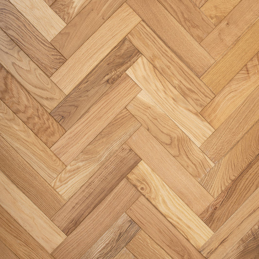 Durham Herringbone Brushed UV Oiled Oak 20 x 80 x 350 (mm)