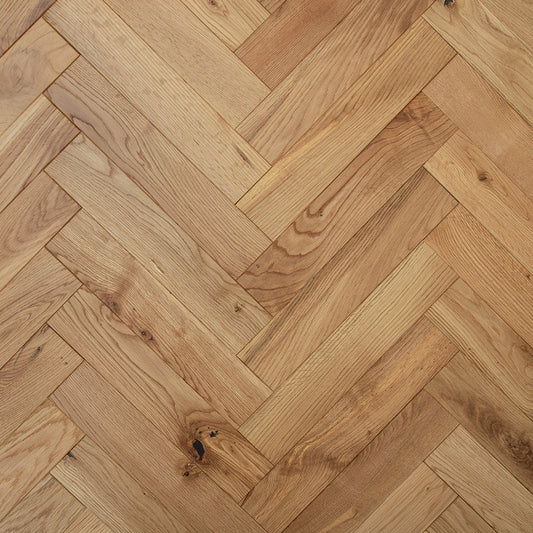 Marlow Solid Brushed Oak Parquet 18 x 70 x 350 (mm)