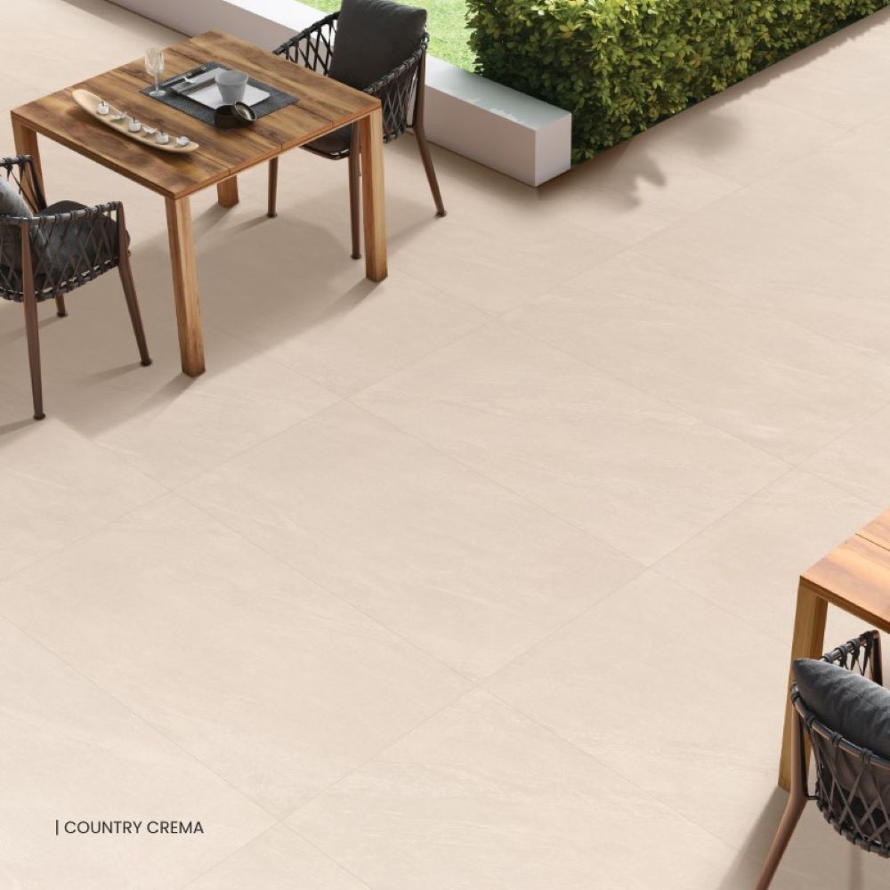 20mm Porcelain Outdoor Tile Country Crema