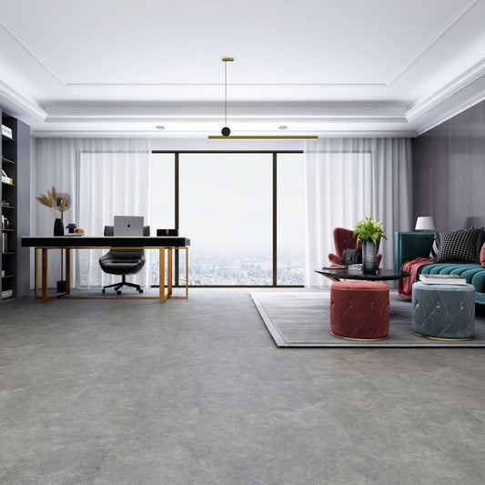 BML Concrete Dark Grey SPC Click Floor Tile