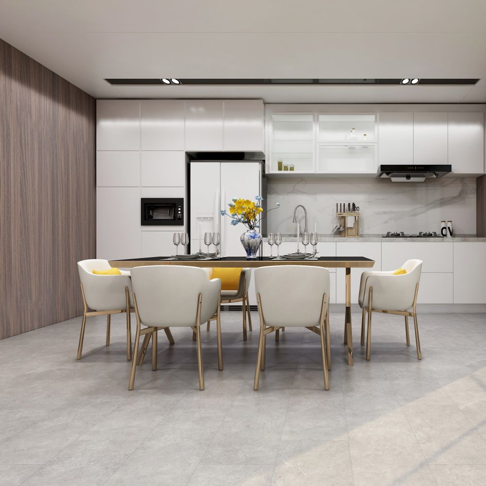 BML Concrete Grey SPC Click Floor Tile