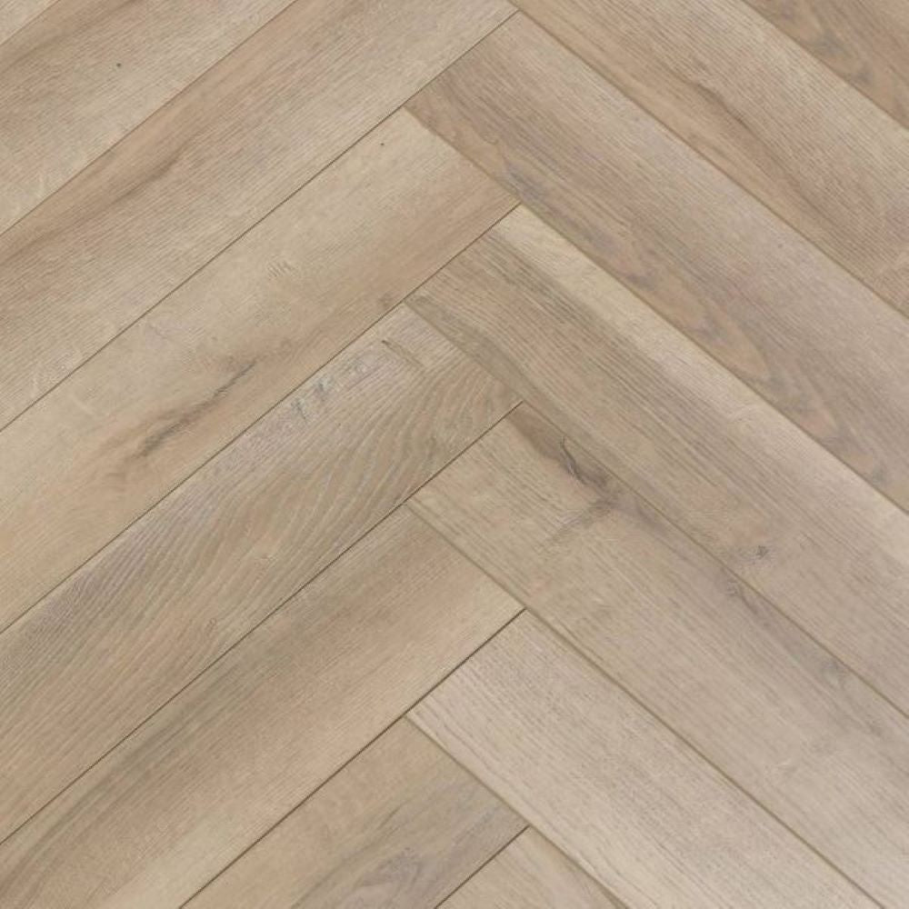 12mm Canterbury Oak Laminate Herringbone Flooring