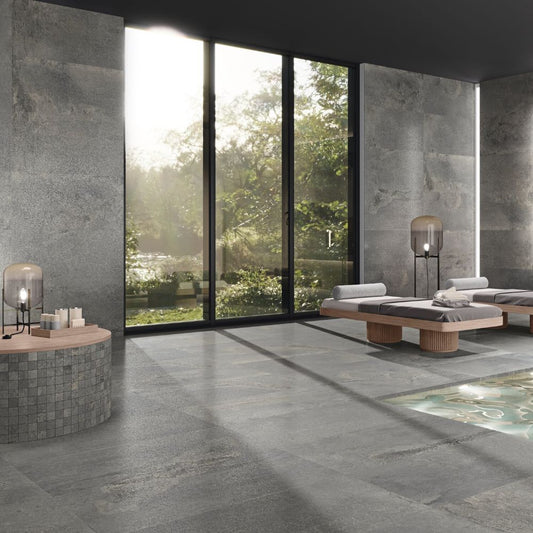 APE Britannic Lead Porcelain Tile 60 x 120 (cm)