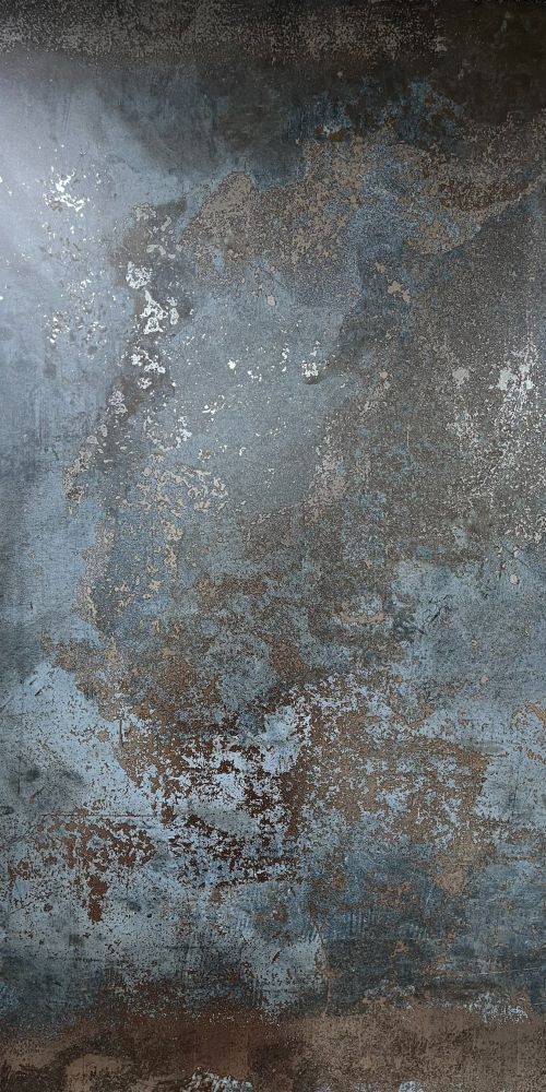 Metallic Blue Porcelain Wall and Floor Tile 60 x 120 (cm)