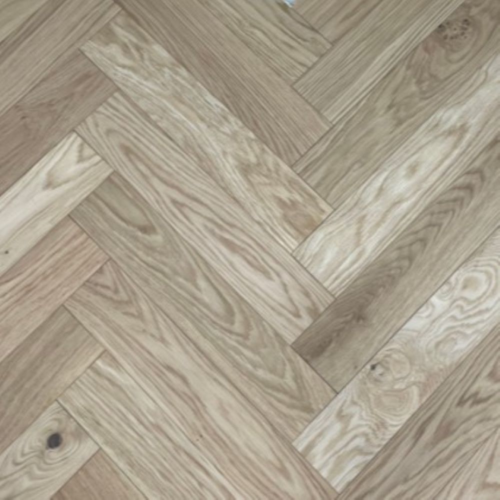 Harrogate Herringbone Natural Oak 10 x 90 x 450 (mm)