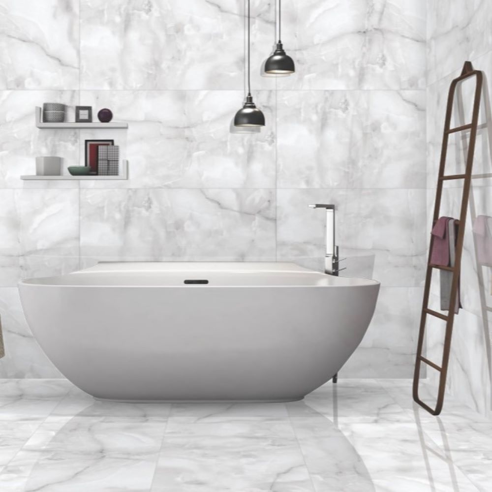 Onyx Ice Grey Porcelain Tile 60 x 120 (cm)