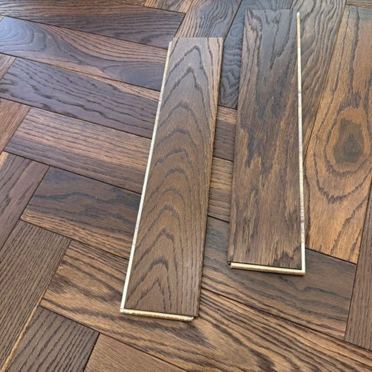 Harrogate Herringbone Twilight Timber 10 x 90 x 450 (mm)