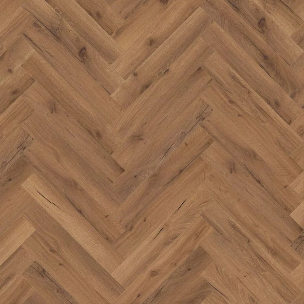 12mm York Oak Laminate Herringbone Flooring
