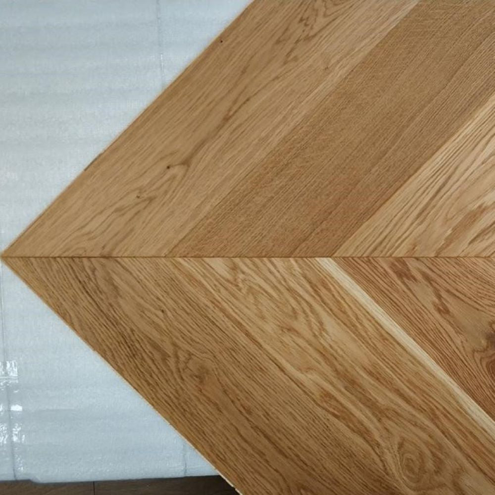 Oxford Chevron Natural Oak Wood Flooring 14 x 130 x 725 (mm)