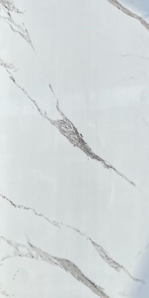 Terenzo Marble Effect Polished Porcelain Wall & Floor Tile 60 x 120 (cm)