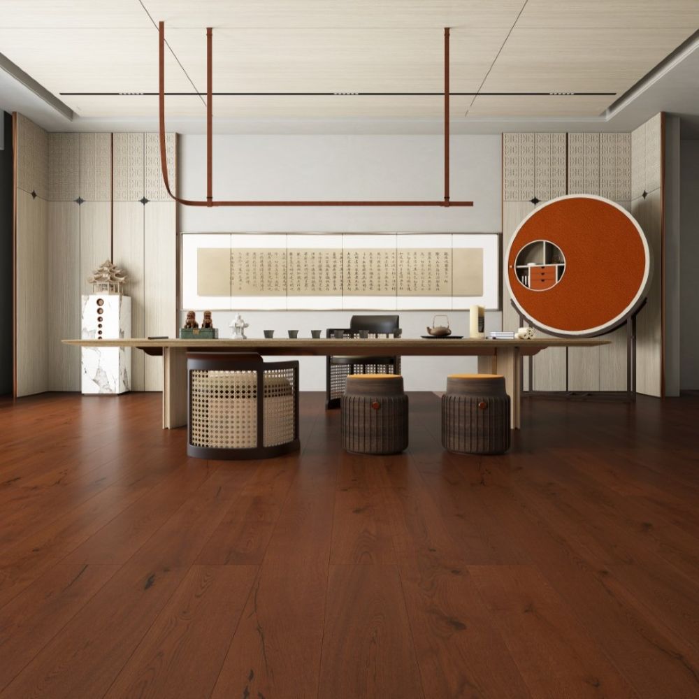 Weybridge Mahogany Oak Wood Flooring 14 x 190 x 1870 (mm)
