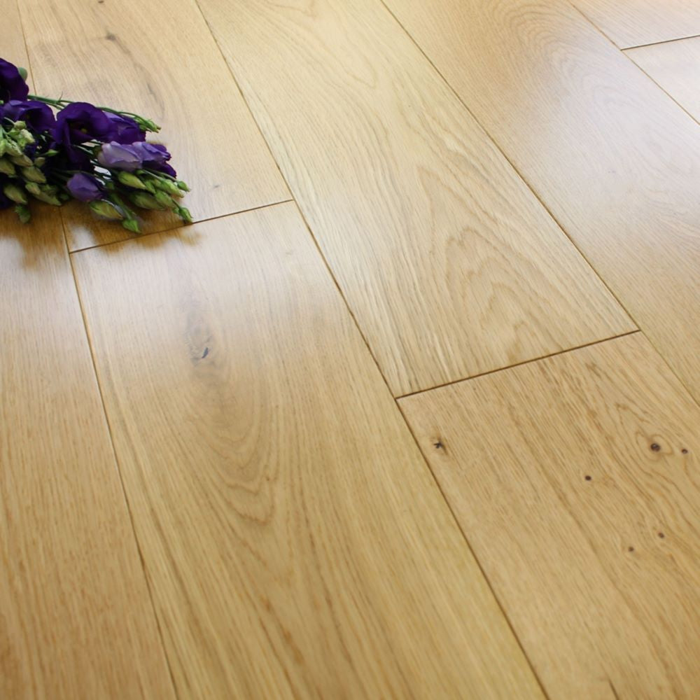 Beaconsfield Natural Smooth Oak Wood Flooring 18 x 125 (mm)