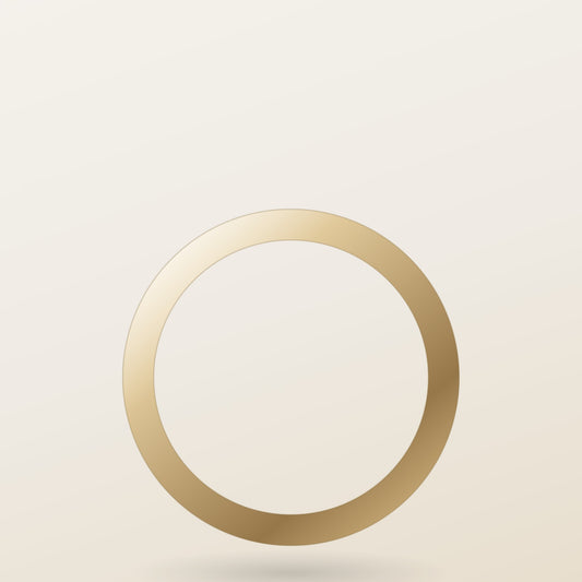 Corvus Wide Band, close view of the chamfered edge
