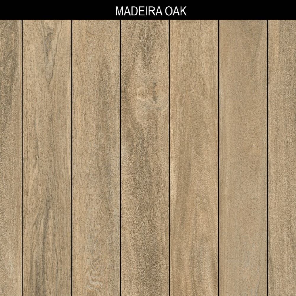Madeira Oak Wood Effect Porcelain Wall & Floor Tile 20 x 120 (cm)