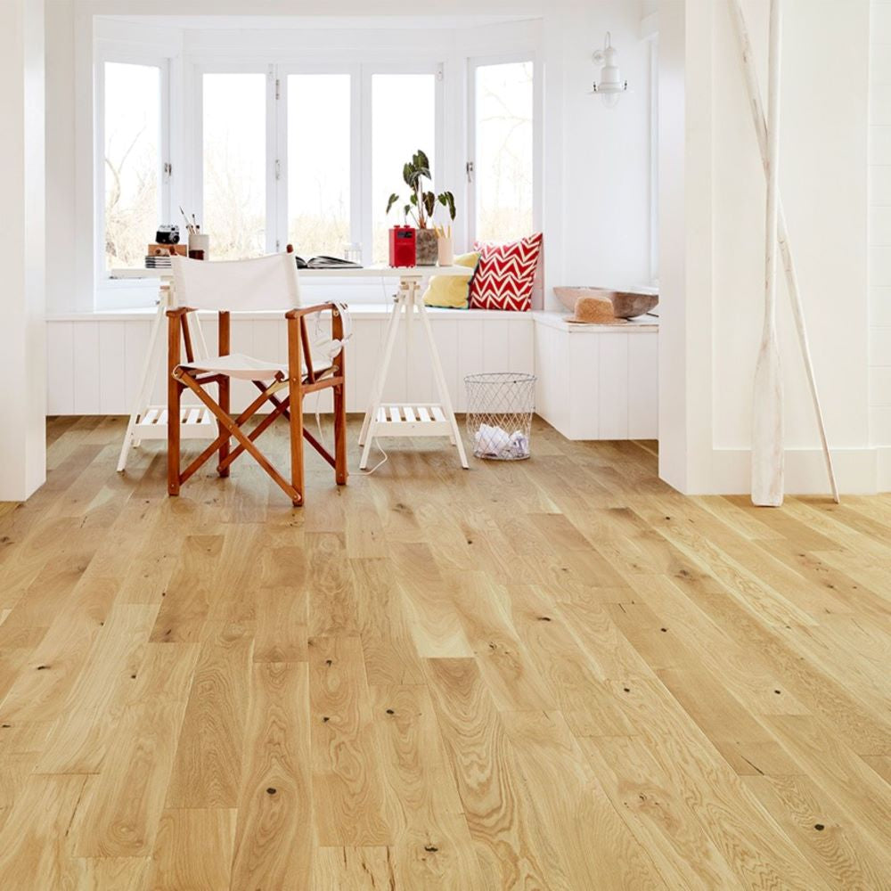 Ascot Brushed Oiled Oak Wood Flooring (5G Click) 14 x 130 (mm)
