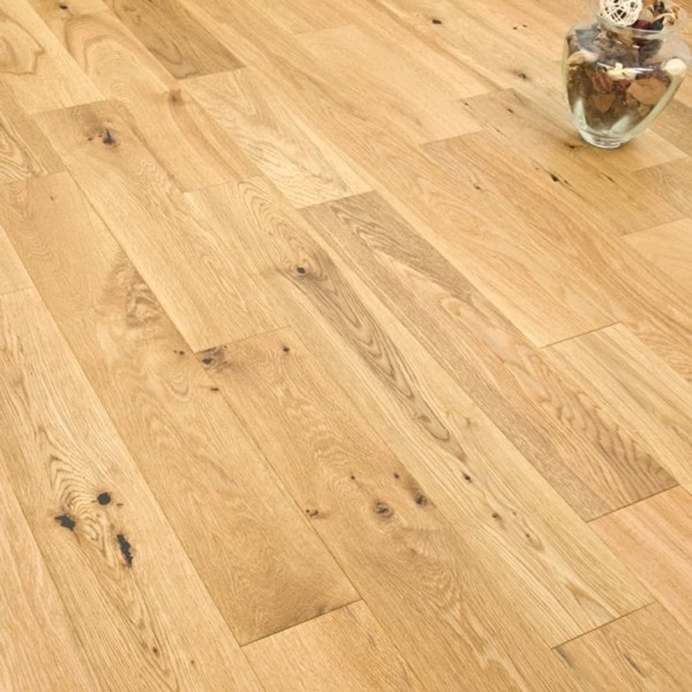 Ascot Brushed UV Oiled Oak Wood Flooring 14 x 125 (mm)