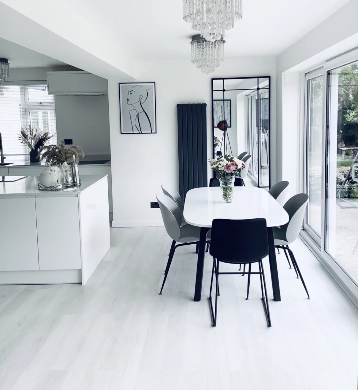 Light laminate for a cleaner, more open room feel