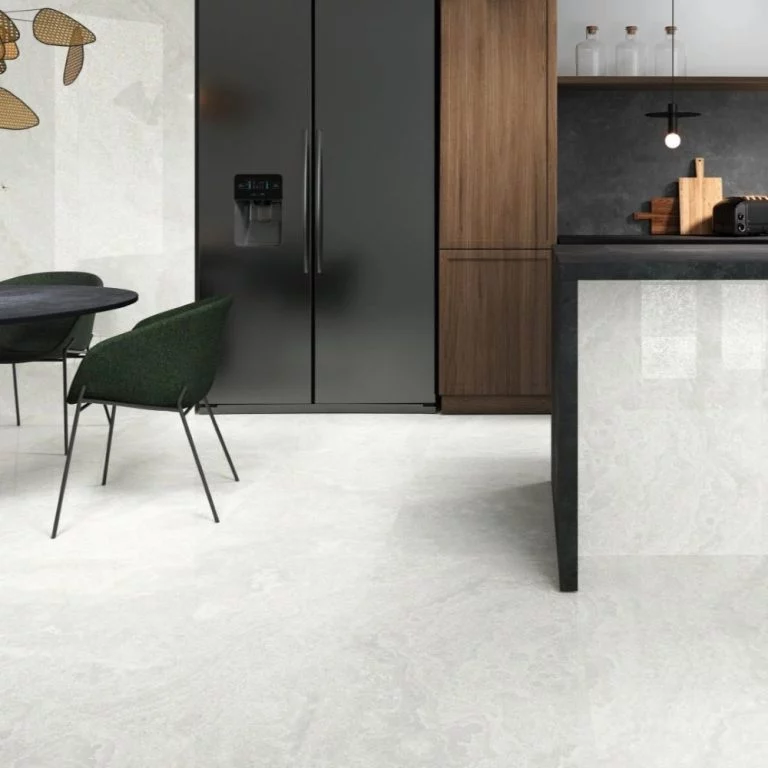 Agate White Lappato Porcelain Floor Tile 600 x 1200 (mm)