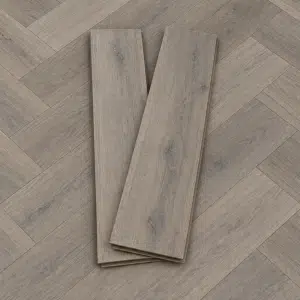 12mm Canterbury Oak Laminate Herringbone Flooring