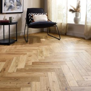 Marlow Solid Natural Oak Parquet Blocks 18 x 90 x 450 (mm)