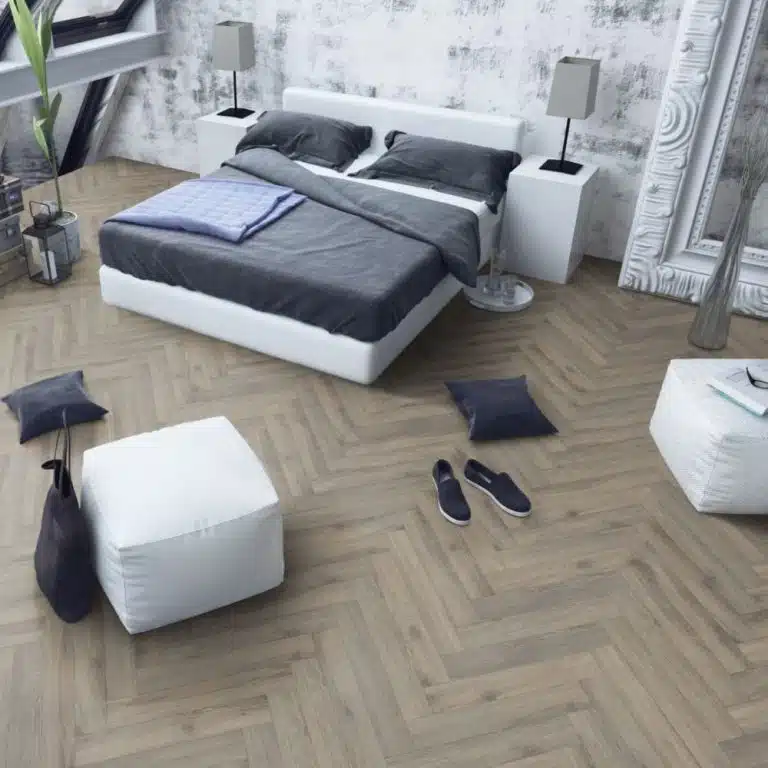 12mm Durham Oak Laminate Herringbone Flooring